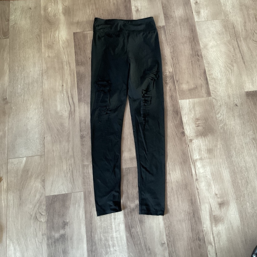 White Birch Size S Laser cut leggings